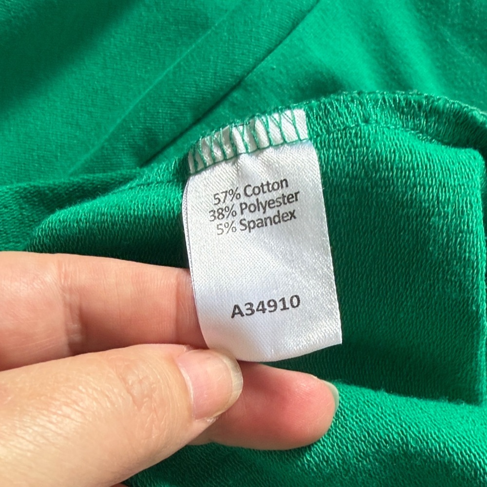 Appleseed's Green Tunic with White Trim - Picture 5 of 9